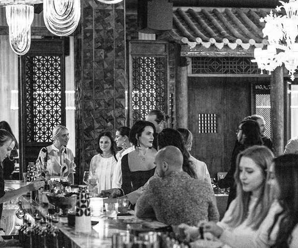 the bar scene